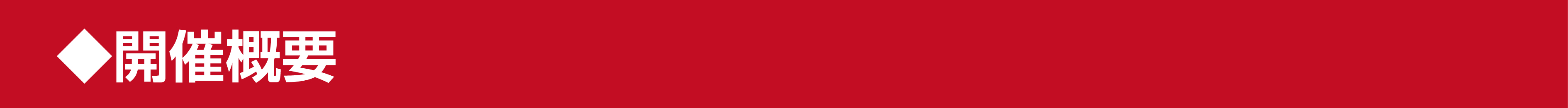 開催概要